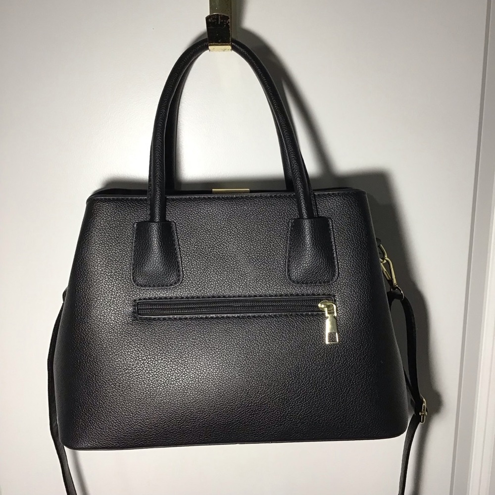 Black Leather Handbag - Picture 4 of 11